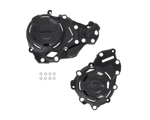 ЗАХИСНА КРИШКА ДВИГУНА ACERBIS (ЗЧЕПЛЕННЯ ТА ГЕНЕРАТОРА) X-POWER CF MOTO 450 MT 24-25 ЧОРНА