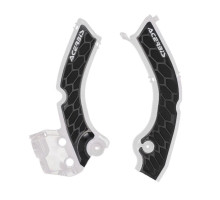 ЗАХИСТ РАМИ ACERBIS X-GRIP TRIUMPH TF 250 X/E 24-26, TF 450 X/E/RC 25-26 КОЛІР БІЛИЙ / ЧОРНИЙ