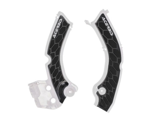 ЗАХИСТ РАМИ ACERBIS X-GRIP TRIUMPH TF 250 X/E 24-26, TF 450 X/E/RC 25-26 КОЛІР БІЛИЙ / ЧОРНИЙ