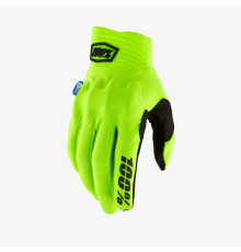 Рукавички 100 PERCENT COGNITO SMART SHOCK FLUO ЖОВТОГО кольору CROSS/ENDURO РОЗМІР S