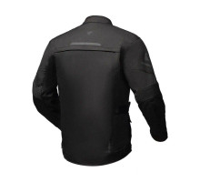 Довга текстильна куртка MODEKA TAREX II, колір чорний/неоновий, розмір XL