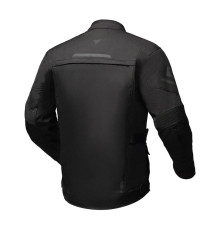 Довга текстильна куртка MODEKA TAREX II, колір чорний/неоновий, розмір XL