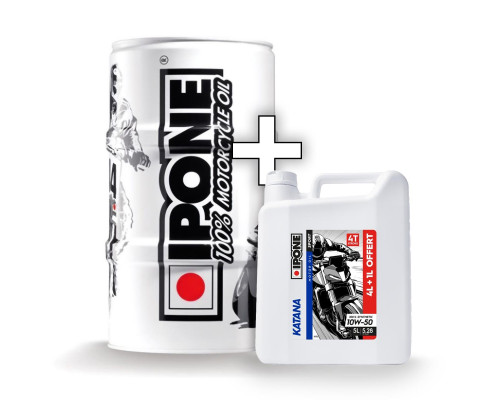 МОТОРНА ОЛИВА IPONE KATANA 10W50 100% СИНТЕТИЧНА 60-ЛІТРОВА КАНІСТРА (ЕСТЕР, MA2) (AKC) + 5 Л ЗА 1 ЗЛ