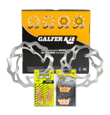 Комплект GALFER BETA RR 2T 250/300 RACING '13-; RR 4T 350/390/430/480 RACING '13- (гальмівні диски та колодки передні та задні) - див. додатковий опис