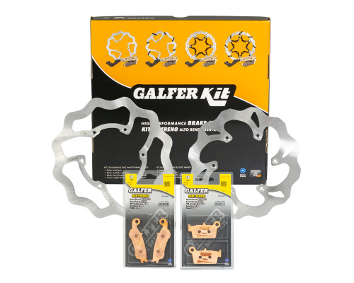 Комплект GALFER для YAMAHA YZ 250F '18-'20; YZ 450F '18-'20 (гальмівні диски та колодки передні та задні) - див. додатковий опис