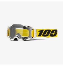 Захисні окуляри 100% ARMATIC VALERA - прозорі лінзи - жовті/білі - прозорі лінзи