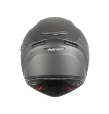 Шолом NOX Full Face з козирком N402, однотонний, титановий, матовий, розмір XL
