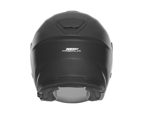 Шолом NOX PREMIUM з відкритим обличчям та шпигунським візором, колір матовий чорний, розмір M