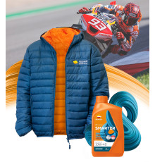 REPSOL АКЦІЙНА КУРТКА РОЗМІР XL + 4T SMARTER СИНТЕТИЧНА МОТОРНА ОЛИВА 10W40 1Л MA2 СИНТЕТИЧНА 40 ШТ.