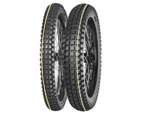 ШИНА MITAS 80/100-21 (2.75-21) ENDURO HYBRID SUPER 51P TL/TT M+S (ЖОВТА СМУГА) ПЕРЕДНЯ DOT 05/2025