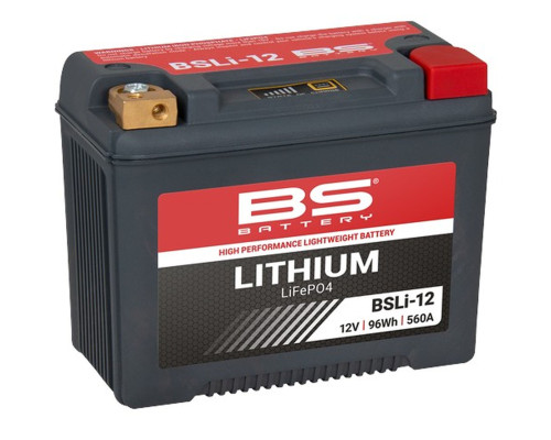 ЛІТІЙ-ІОННИЙ АКУМУЛЯТОР BS 2026/03 З ІНДИКАТОРОМ ЗАРЯДУ LIFEPO4 BSLI-12 (165X86X130) (12.8V,560A,96WH,8AH) (YTX30L;YTX30HL;YTX30L-BS;YTX30L-BS;YB30L-B;Y60-N30L-A;12N24-3A) (4)