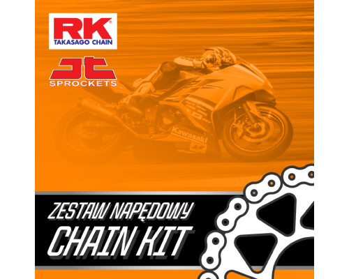 RK ПОВНИЙ КОМПЛЕКТ ПРИВОДУ HONDA XL 125 V VARADERO '01-'13 (14/44/520SO-110K) (JT ЗІРОЧКИ, RK ЛАНЦЮГ, КІЛЬЦЕ)