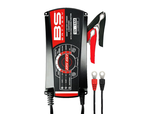 ЗАРЯДНИЙ ПРИСТРІЙ BS 2026/03 ДЛЯ АКУМУЛЯТОРІВ BS60 12V STA / GEL / AGM / MF / DRY / CA/CA 1A/4A/6A ВІД 3 АГ ДО 120 АГ (EL) (10)