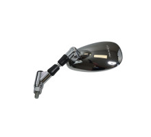 ДЗЕРКАЛО EMGO YAMAHA XVS 950 A DRAG STAR CUSTOM / MIDNIGHT STAR '09-'15, BT 1100 BULLDOG '02-'06, XVS 1100 DRAG STAR '06-, XVS 1300 A MIDNIGHT STAR '07-, ЛІВЕ (OEM: 5EL-26280-1000) ХРОМОВАНЕ (ОРІГІНАЛЬНИЙ СТИЛЬ) (ГОМОЛОГАЦІЯ)