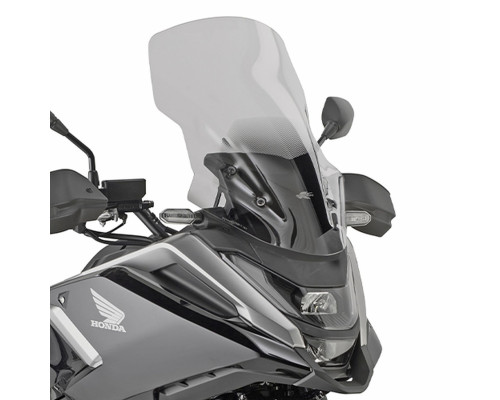ЛОБОВЕ СКЛО KAPPA 2026/03 ДЛЯ HONDA NC 750 X '25-, (52,5 X 37 СМ) ПРОЗОРЕ (НА 12,5 СМ ВИЩЕ ЗА ОРИГІНАЛ)