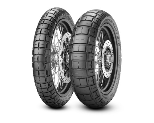 КОМПЛЕКТ ШИН PIRELLI (2803600/25) 120/70R19 SCORPION RALLY STR 60V TL M/C M+S ПЕРЕДНЯ DOT 2025 + (2865200/25) 150/70R17 SCORPION RALLY STR 69V TL M/C M+S ЗАДНЯ DOT 2025 + СУМКА PIRELLI