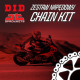 ПОВНИЙ КОМПЛЕКТ ПРИВОДУ CZ HONDA CB 600 F HORNET '98-'06, CB 600 S HORNET '00-'03 (15/42/525SDZZ-110GL) (ЗІРОЧКИ JT, ПЕРЕДНІ З ГУМОЮ, ЗОЛОТИЙ ЛАНЦЮГ CZ SDZZ, КІЛЬЦЕВА ГАЙКА)