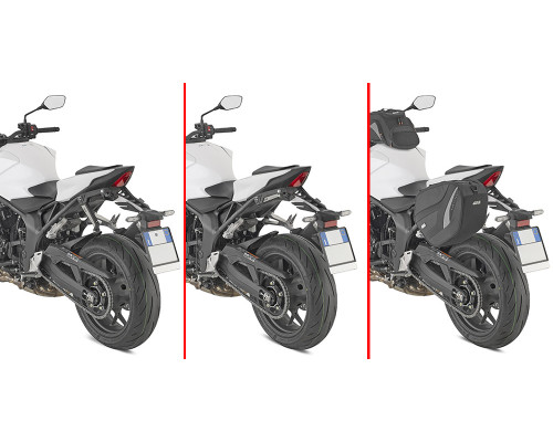 Бічна сумка GIVI STEALTH на раму серії EASY12 - Honda CB 1000 Hornet (25 > 26)