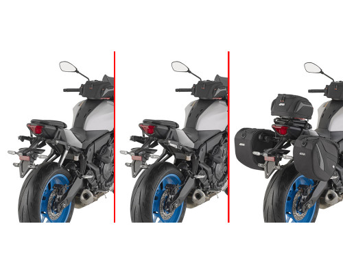 Бічна сумка GIVI STEALTH на раму EASY12 - YAMAHA MT-07 (25-26)
