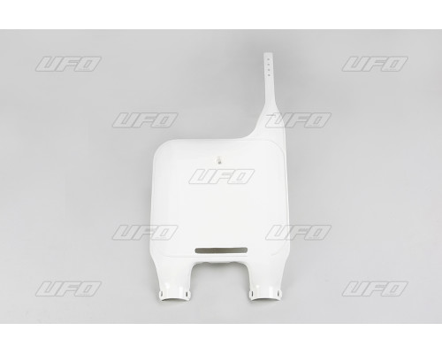 НОМЕРНИЙ ЗНАК UFO HONDA CR 125 / 250 / 500 '89, KTM MX 125 '90-'92, TM 80 / 125 / 250 '97-'00 БІЛИЙ - ЗАМІНЮЄ KT03004047