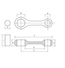 ШАТУН ROYAL RODS (4T) SHERCO SE-F 250 / 300 '12-'20