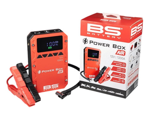 BS 2026/01 POWER BOX AIR PB02 ПУСКОВИЙ ЗАРЯДНИК, ЗОВНІШНІЙ ЗАРЯДНИК, БУСТЕР 12000 мАг (37 Вт·год) З ЛАМПОЧКОМ ТА НАСОСОМ 10,3 БАР / 150 PSI (EL) (8)