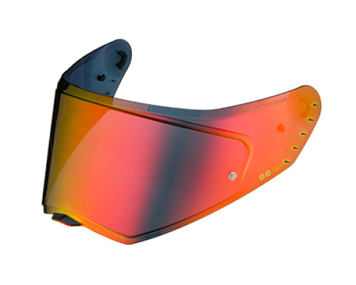 CABERG CZĘŚCI WIZJER (SZYBKA) LUSTRO (MIRROR), ODPORNY NA ZARYSOWANIA Z PINAMI POD PINLOCK DO MODELU DRIFT EVO II KOLOR CZERWONE LUSTRO - BEZ HOMOLOGACJI