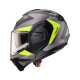 CABERG KASK SZCZĘKOWY FLIP-BACK (SZCZĘKA DO TYŁU) MODEL TRIP LUNAR SOLID KOLOR CZARNY MAT/SZARY/ŻÓŁTY FLUO ROZMIAR XL (PINLOCK W ZESTAWIE)