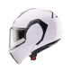 CABERG KASK SZCZĘKOWY FLIP-BACK (SZCZĘKA DO TYŁU) MODEL TRIP SOLID KOLOR BIAŁY POŁYSK ROZMIAR S (PINLOCK W ZESTAWIE)