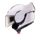CABERG KASK SZCZĘKOWY FLIP-BACK (SZCZĘKA DO TYŁU) MODEL TRIP SOLID KOLOR BIAŁY POŁYSK ROZMIAR S (PINLOCK W ZESTAWIE)