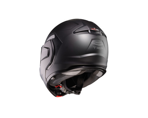 CABERG KASK SZCZĘKOWY FLIP-BACK (SZCZĘKA DO TYŁU) MODEL TRIP SOLID KOLOR CZARNY MAT ROZMIAR L (PINLOCK W ZESTAWIE)