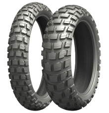 MICHELIN KOMPLET OPON (CAI132247/25) 120/70R19 ANAKEE WILD 60R TL/TT M/C PRZÓD DOT 2025 + (CAI348562/26) 150/70R18 ANAKEE WILD 70R TL/TT M/C TYŁ DOT 2026 + SET BIDON I CZAPKA