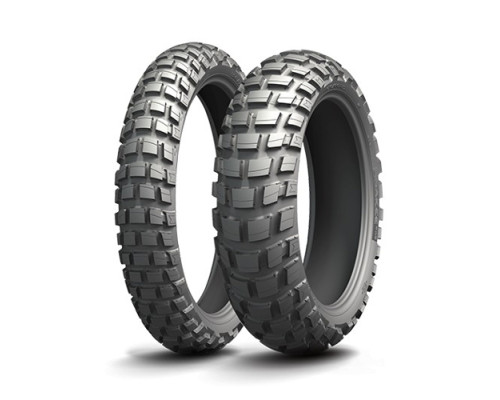 MICHELIN KOMPLET OPON (CAI132247/25) 120/70R19 ANAKEE WILD 60R TL/TT M/C PRZÓD DOT 2025 + (CAI999843/25) 170/60R17 ANAKEE WILD 72R TL/TT M/C TYŁ DOT 2025 + SET BIDON I CZAPKA