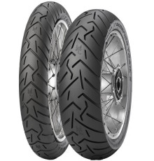 PIRELLI KOMPLET OPON (2526300/25) 120/70ZR17 SCORPION TRAIL II (58W) TL M/C PRZÓD DOT 2025 + (2527500/25) 190/55ZR17 SCORPION TRAIL II (75W) TL M/C TYŁ DOT 2025 + RĘKAWICE UFO SKILL RADIAL ROZMIAR L