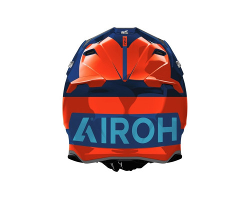 AIROH KASK CROSS / ENDURO / ATV / QUAD TWIST 3 FANCY BLUE ORANGE KOLOR CZARNY/POMARAŃCZOWY/NIEBIESKI ROZMIAR S