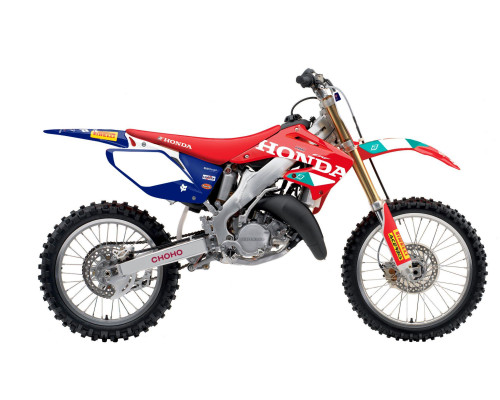 BLACKBIRD KOMPLET NAKLEJEK (OKLEIN) HONDA CR 125R '00-'07, CR 250R '02-'07 REPLICA TEAM HRC 25 HONDA
