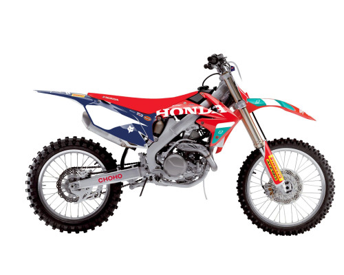 BLACKBIRD KOMPLET NAKLEJEK (OKLEIN) HONDA CRF 250R '10-'13; CRF 450R '09-'12 REPLICA TEAM HRC 25 HONDA