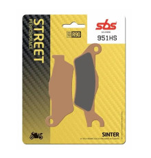 SBS KLOCKI HAMULCOWE KH715 STREET PERFORMANCE (EXCEL) SINTER KOLOR ZŁOTY PASUJE DO: SUZUKI GSX-S 125 18-25, GSXR 125 R 18-24, GSXR 150 R 16-18, HONDA CBF 125 STUNER 06-19, CBF 150 UNICORN 06-, PRZÓD