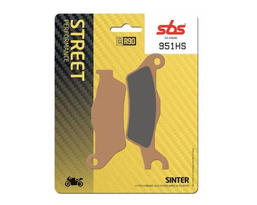 SBS KLOCKI HAMULCOWE KH715 STREET PERFORMANCE (EXCEL) SINTER KOLOR ZŁOTY PASUJE DO: SUZUKI GSX-S 125 18-25, GSXR 125 R 18-24, GSXR 150 R 16-18, HONDA CBF 125 STUNER 06-19, CBF 150 UNICORN 06-, PRZÓD