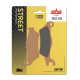 SBS KLOCKI HAMULCOWE KH715 STREET PERFORMANCE (EXCEL) SINTER KOLOR ZŁOTY PASUJE DO: SUZUKI GSX-S 125 18-25, GSXR 125 R 18-24, GSXR 150 R 16-18, HONDA CBF 125 STUNER 06-19, CBF 150 UNICORN 06-, PRZÓD