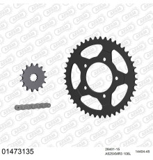 AFAM 2026/04 ZESTAW (KOMPLET) NAPĘDOWY SUZUKI SV 650 S 2008-2011 (28401-15, 14404-45, A525XMR3 108L)