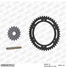 AFAM 2026/04 ZESTAW (KOMPLET) NAPĘDOWY TRIUMPH TIGER 1050 SPORT 2013-2021 (88800-18, 86601-45, A530XSR2-G 120L) KOLOR ZŁOTY
