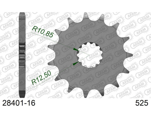 AFAM 2026/04 ZĘBATKA PRZEDNIA 564 16 SUZUKI GSR 600/GSXR 600 (JTF520.16) (ŁAŃC. 525)