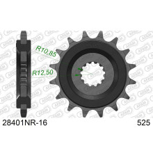 AFAM 2026/04 ZĘBATKA PRZEDNIA 564 16 Z GUMĄ SUZUKI GSR 600/GSXR 600 (JTF520.16RB) (ŁAŃC. 525)