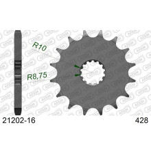 AFAM 2026/04 ZĘBATKA PRZEDNIA 577 16 YAMAHA DT 125R '93-'06 (JTF558.16) (ŁAŃC. 428)