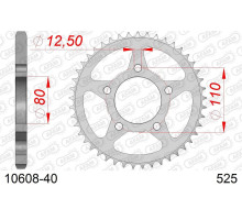 AFAM 2026/04 ЗАДНЯ ЗІРКА 4350 40 HONDA CB 500 '94-'03, CB 750F '93-'03 (JTR1332.40) (ЛАНЦ.. 525)