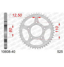 AFAM 2026/04 ZĘBATKA TYLNA 4350 40 HONDA CB 500 '94-'03, CB 750F '93-'03 (JTR1332.40) (ŁAŃC. 525)