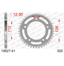 AFAM 2026/04 ZĘBATKA TYLNA 4384 41 HONDA CB 500F/X '13-'19, CBR 500R '13-'21 (JTR1316.41) (ŁAŃC. 520)