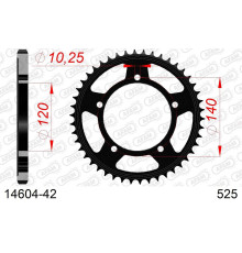 AFAM 2026/04 ZĘBATKA TYLNA 4398 42 SUZUKI GSR 750 '11-'19, GSXR 750 '00-'03, DL 1000 '15-'16, GSX 750S '15-'16 (JTR1792.42) (ŁAŃC. 525)