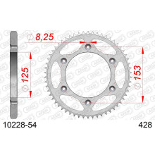 AFAM 2026/04 ZĘBATKA TYLNA 4547 54 HONDA XR 125L '03-'07 (JD19) (JTR1258.54) (ŁAŃC. 428)